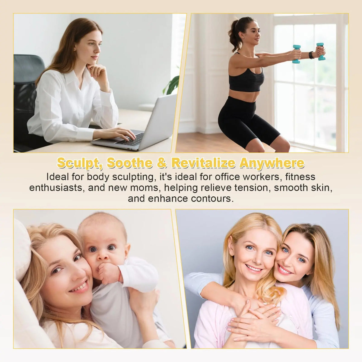 Jitesy Portable Lymphatic Drainage Massager