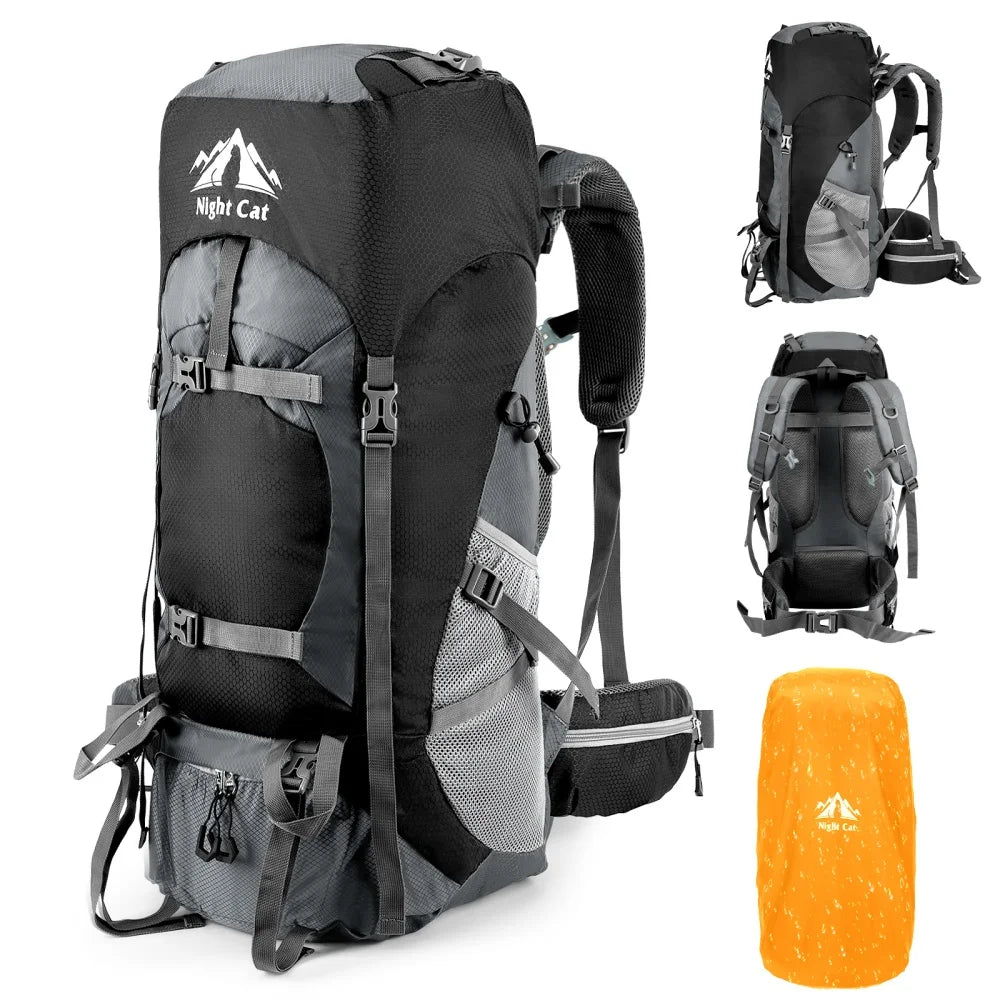 Night Cat Lightweight Hiking Backpack For Outdoor Camping
