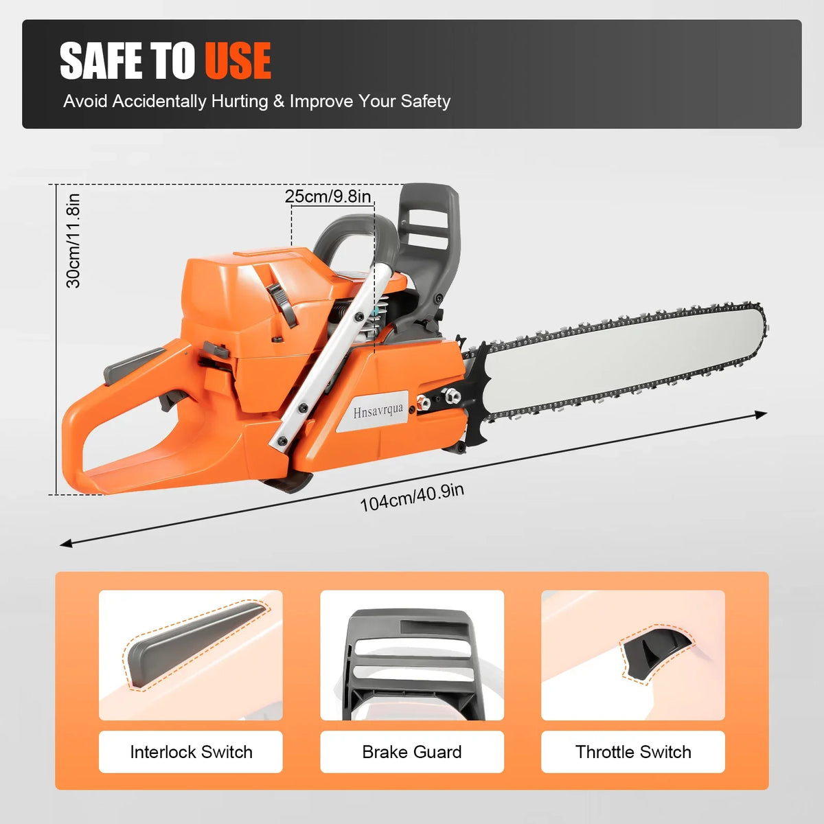 Cheuraivee Gas Powered Chainsaw For Outdoor Use