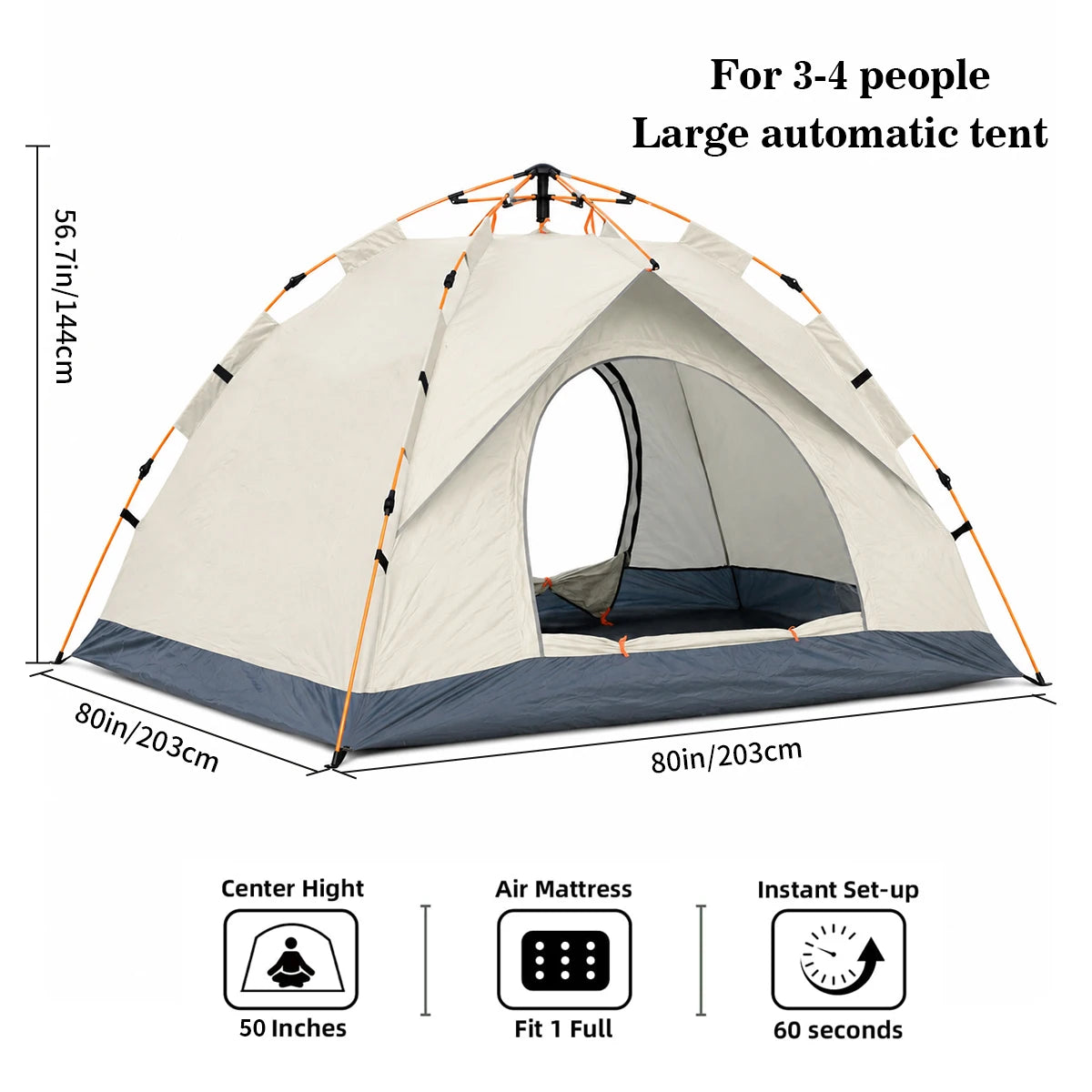 Tribenest Automatic Outdoor Camping Tent