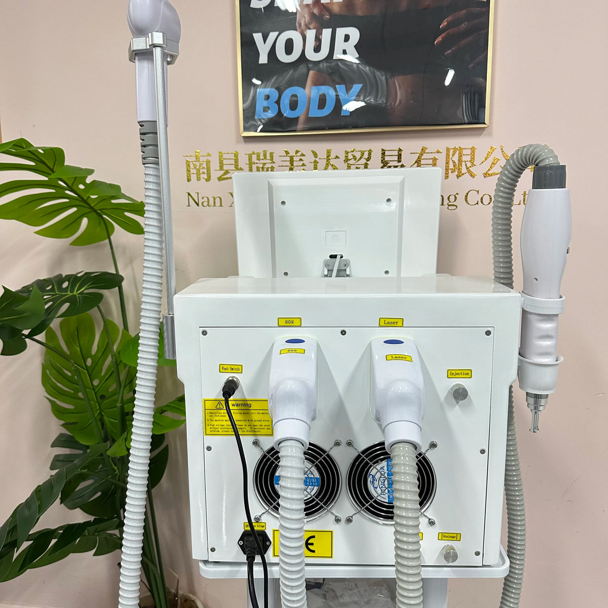 Myoslim 5000W Nd Yag Q Switch Laser Hair Removal Unit