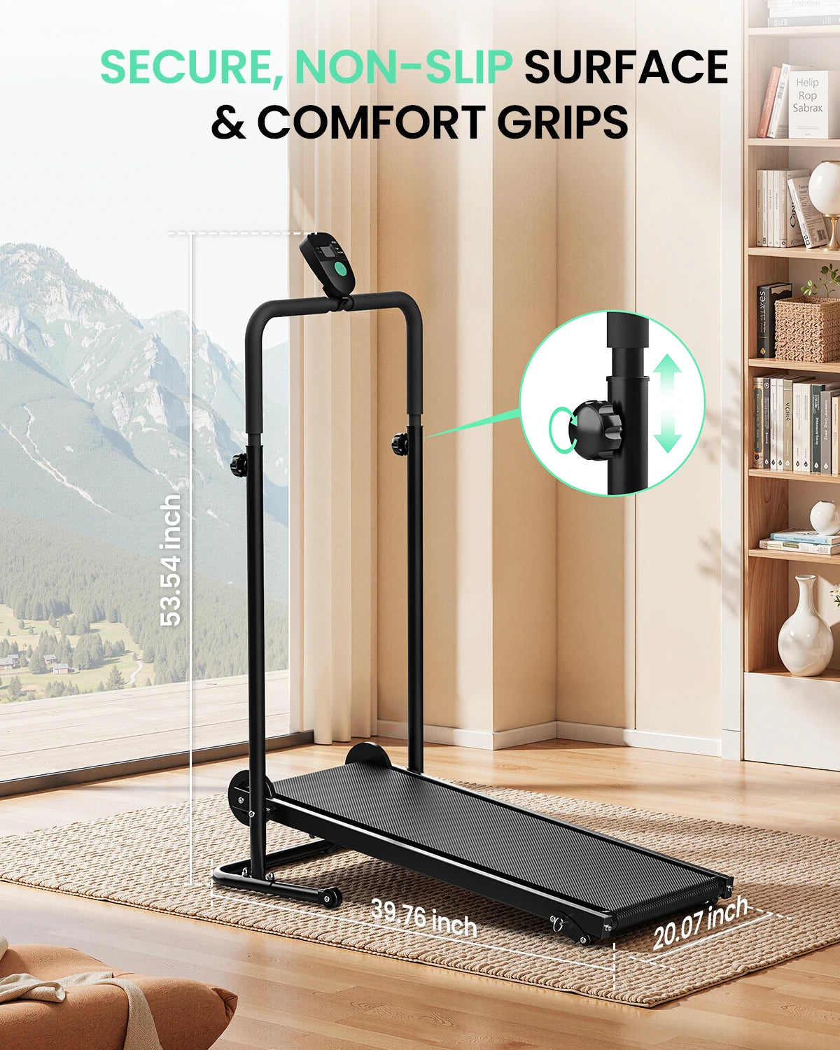 Akluer Mechanical Folding Treadmill For Home