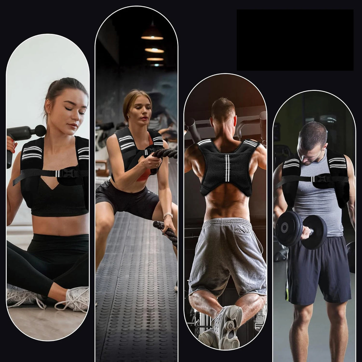 Durable Iron Pellet Weight Vest For Fitness