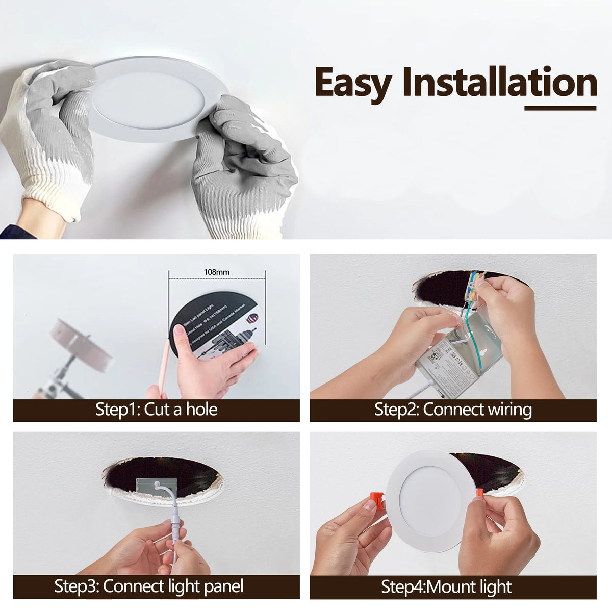 Arlgsite Dimmable Recessed Led Downlights