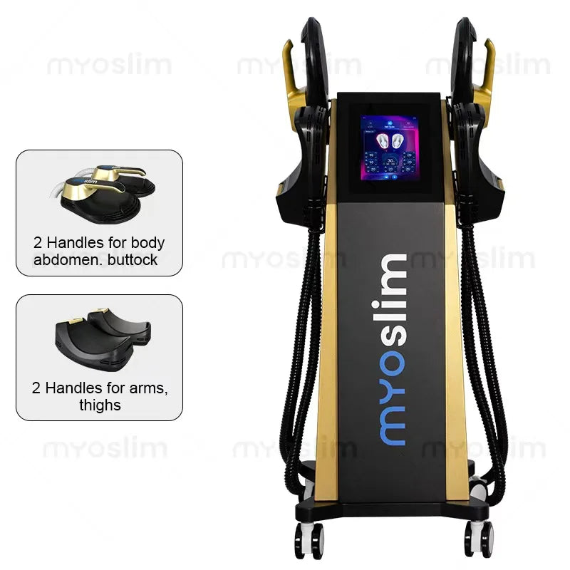 EMS Body Sculpting MYOslim Machine 6500W Sculpt Muscle Stimulation Abdominal Lift Hips Pad Fat Slimming Weight Loss Equipment