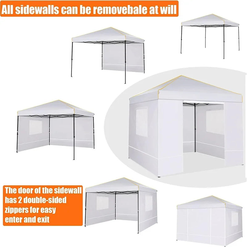 Tooluck Commercial Pop Up Canopy With Ventilated Sidewalls