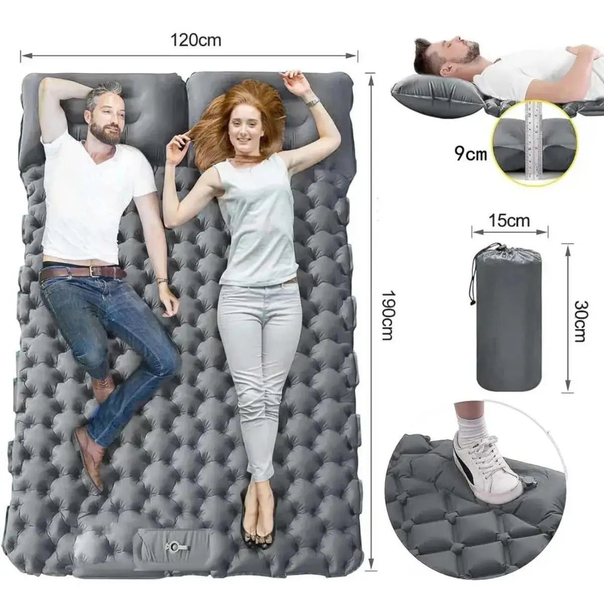 Waterproof Foldable Inflatable Camping Sleeping Pad