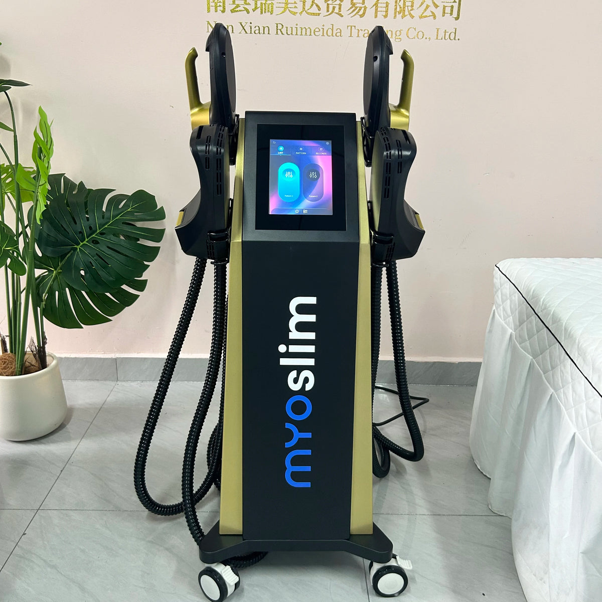 EMS Body Sculpting MYOslim Machine 6500W Sculpt Muscle Stimulation Abdominal Lift Hips Pad Fat Slimming Weight Loss Equipment