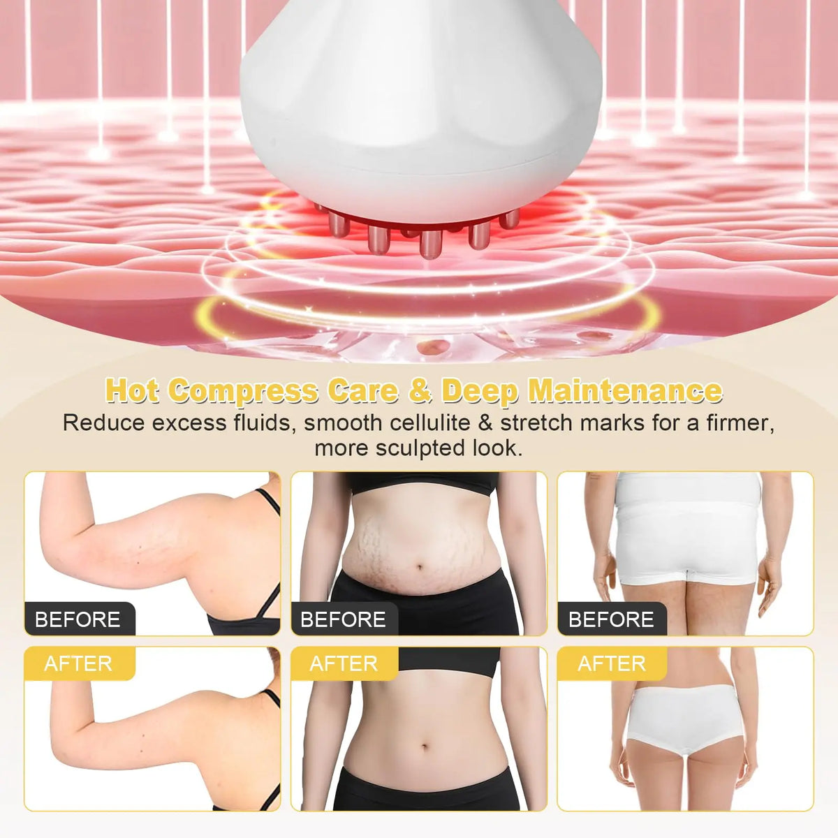 Jitesy Portable Lymphatic Drainage Massager