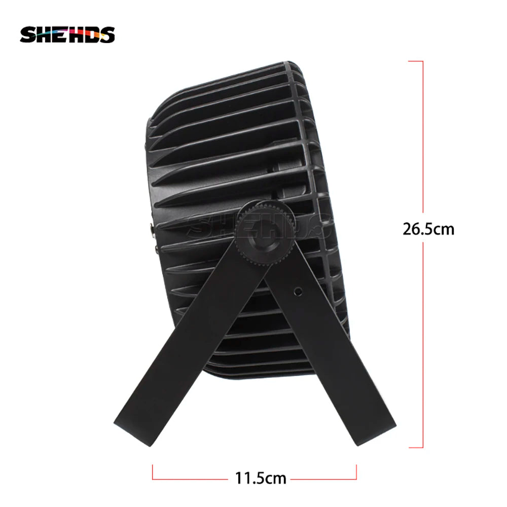 SHEHDS Professional LED Flat Par Stage Lights