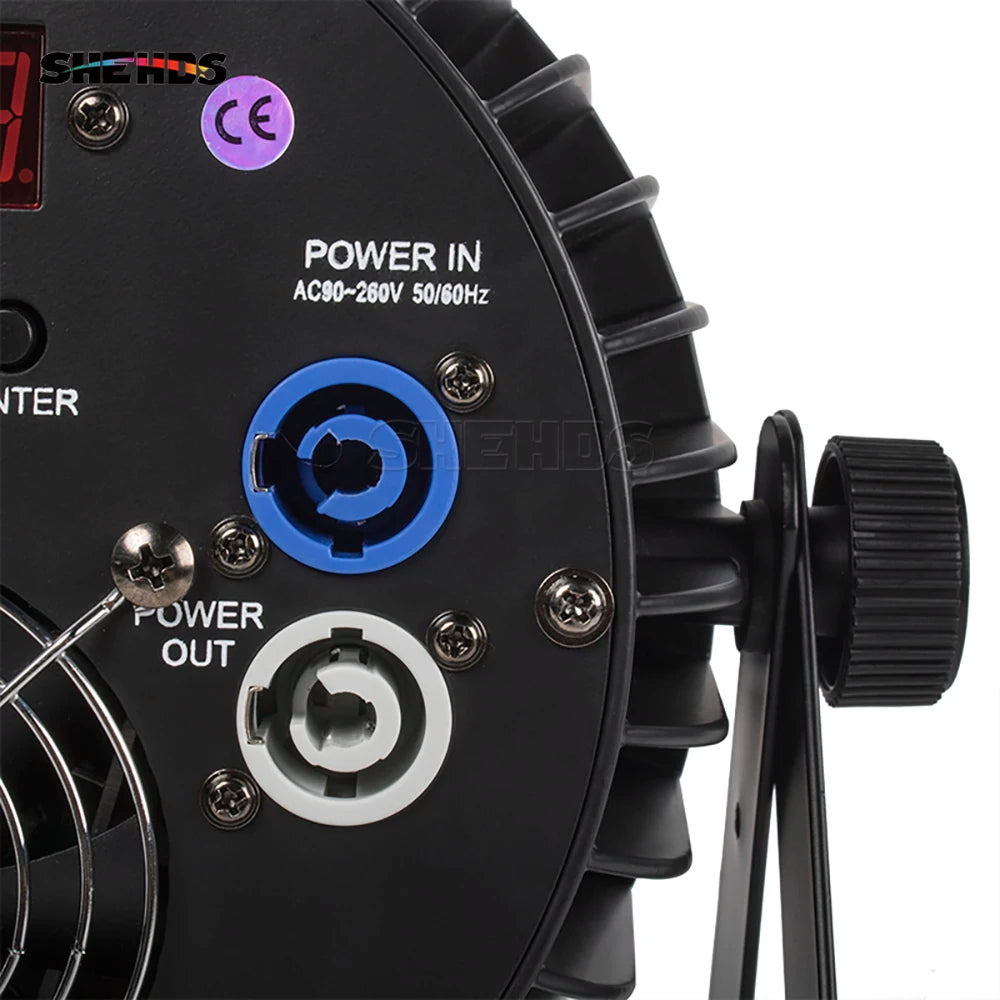 SHEHDS Professional LED Flat Par Stage Lights