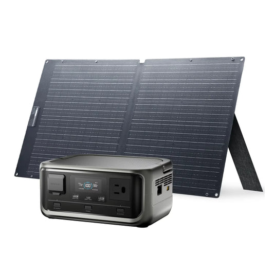 Allpowers P300 Solar Generator and Solar Panel