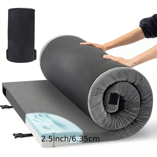 Waterproof Roll Up Camping Memory Foam Pad