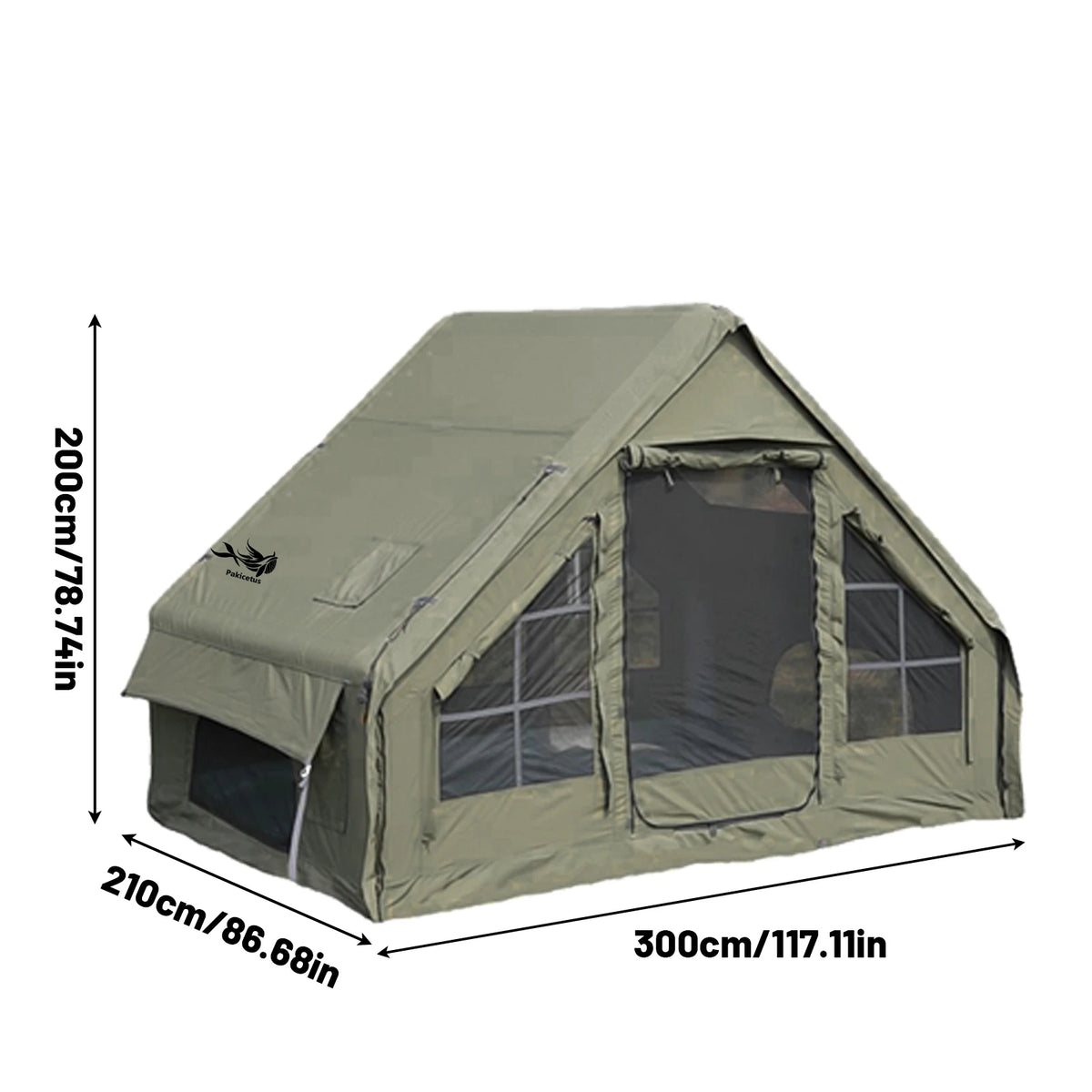 Pakicetus Waterproof Inflatable Camping Tent