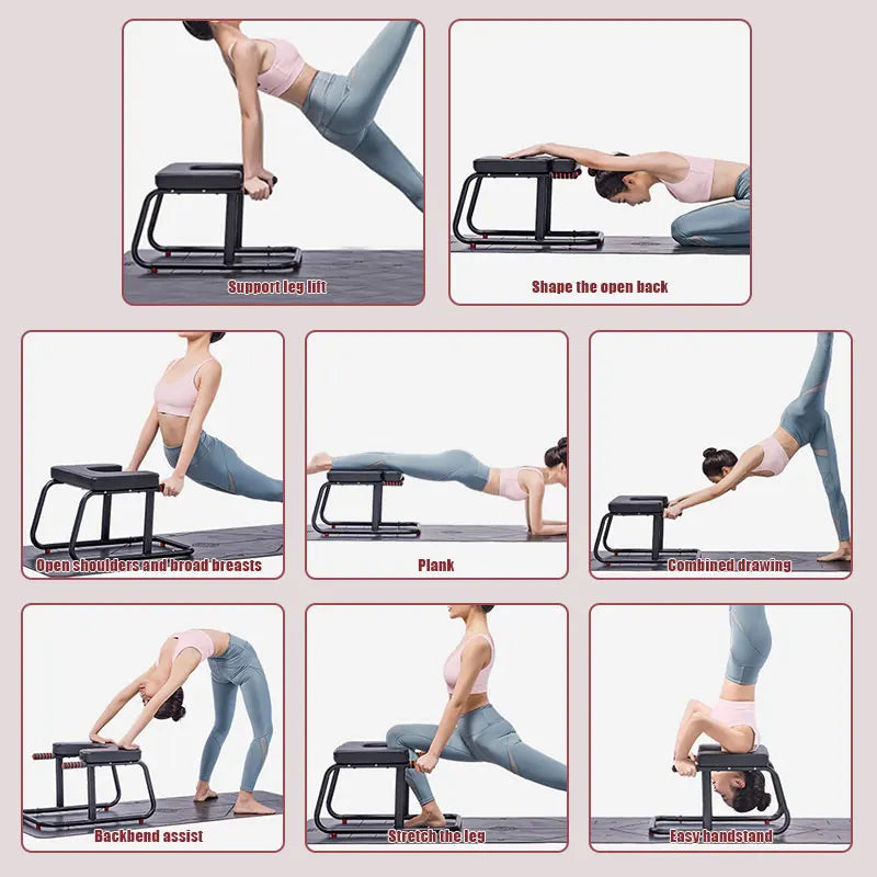 KBQ Multifunctional Yoga Inversion Stool Bench