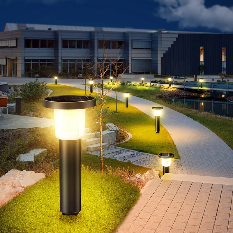 Intelamp Solar LED Pathway Lights For Lawn And Garden