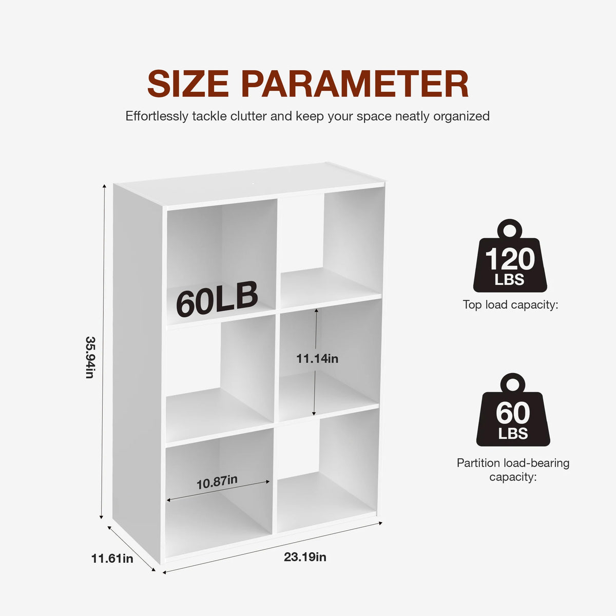 Jhk Modern Wooden Storage Bookcase For Office