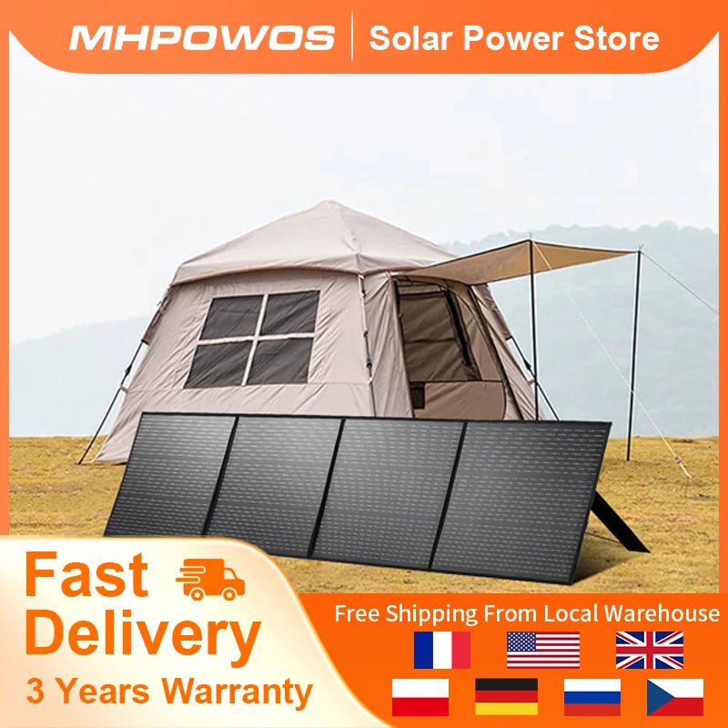 MHPOWOS 220W Foldable Monocrystalline Solar Panel