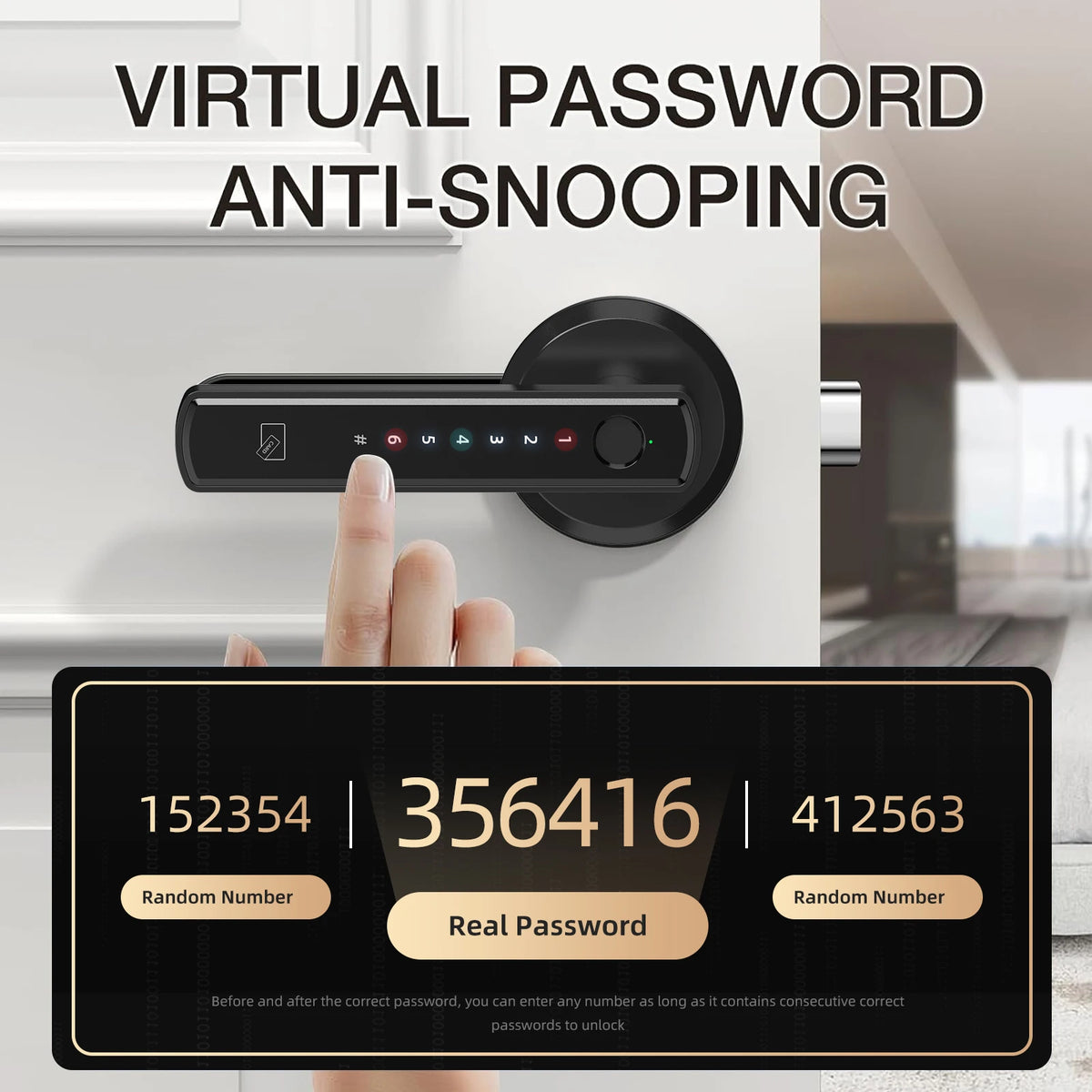 Viladepot Bluetooth Fingerprint Smart Door Lock