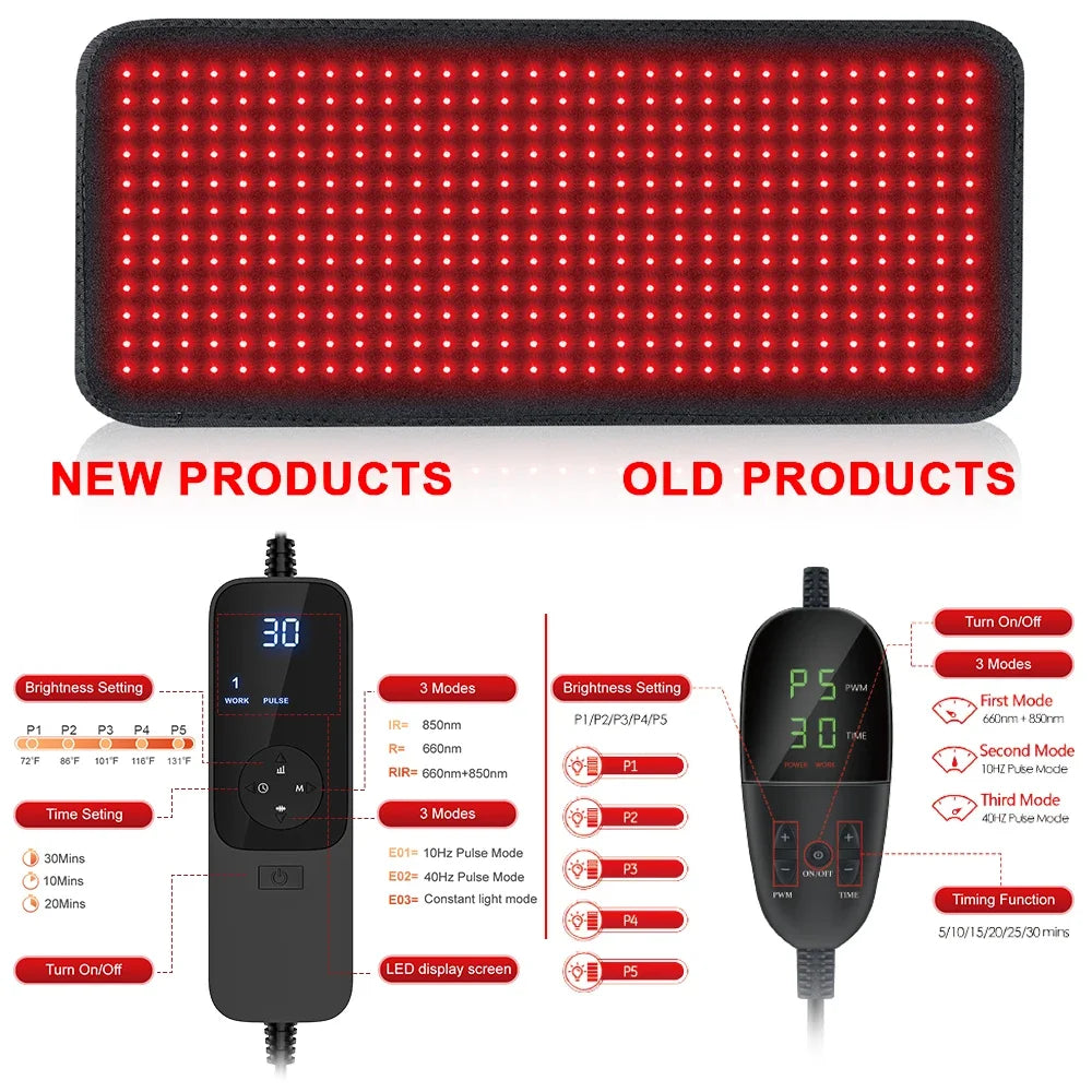 Astarexin Red Light Therapy Heating Pad