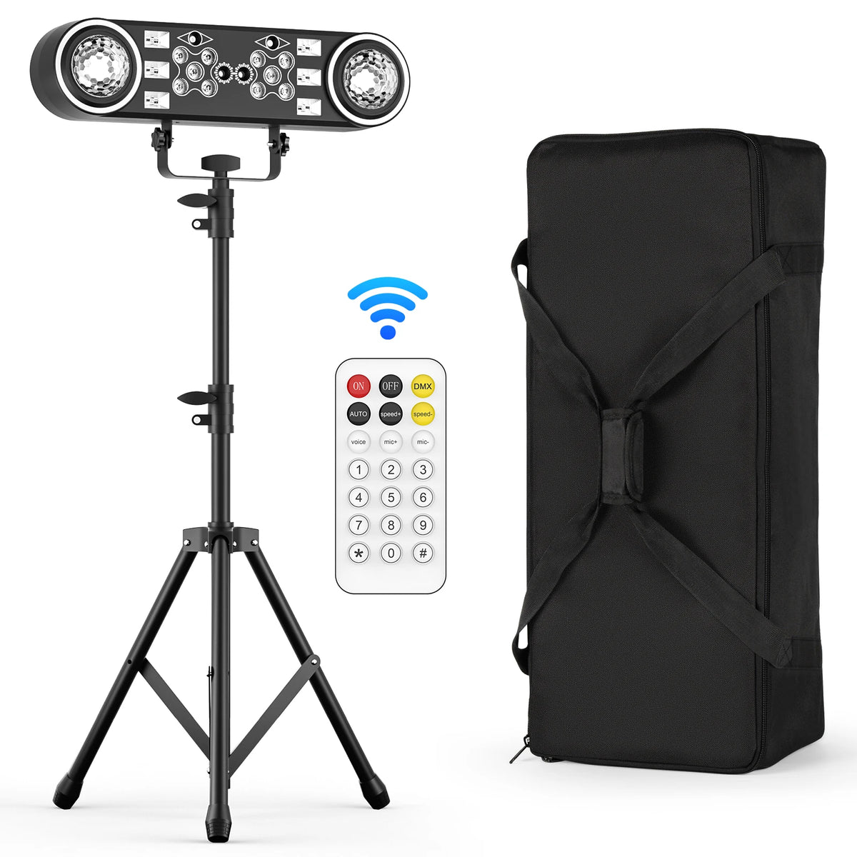 Rudderstar 7in1 RGBW LED Magic Ball Stage Light