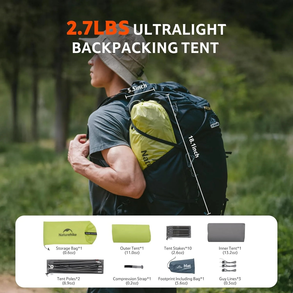 Naturehike Star Trail EXT Ultralight Hiking Tent