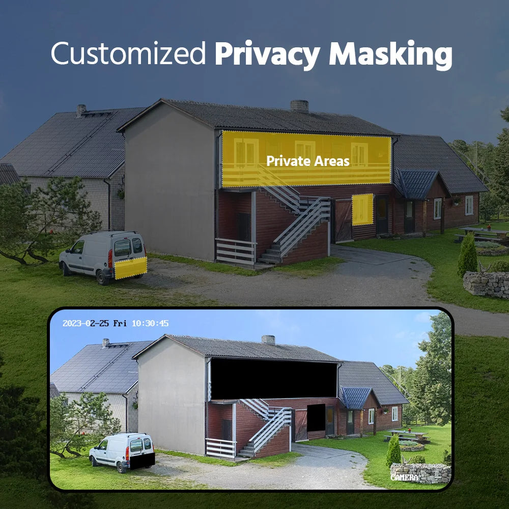 ANNKE 8CH 5MP Smart Dual Lights Lite Video Security System CCTV Kit With 3K 4X 5MP Built-in Mic Waterproof Surveillance Cameras