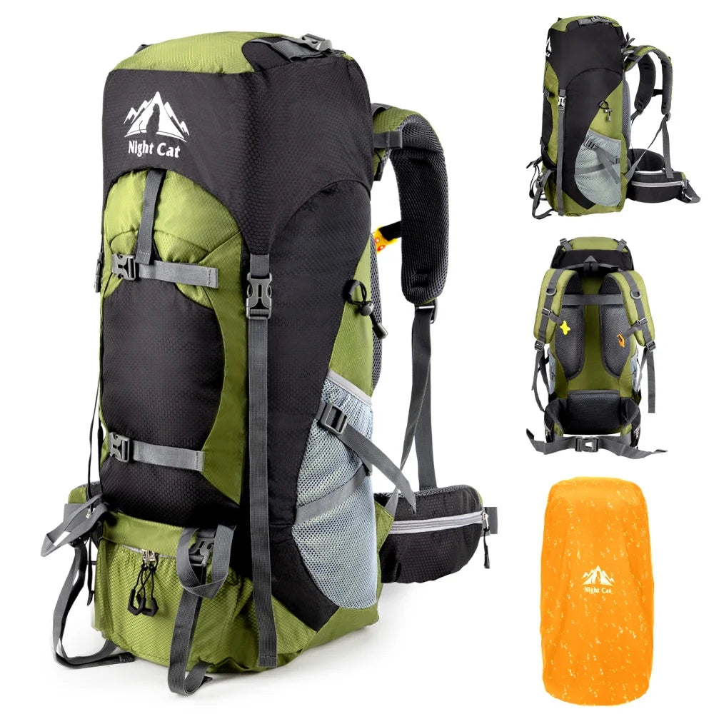 Night Cat Lightweight Hiking Backpack For Outdoor Camping