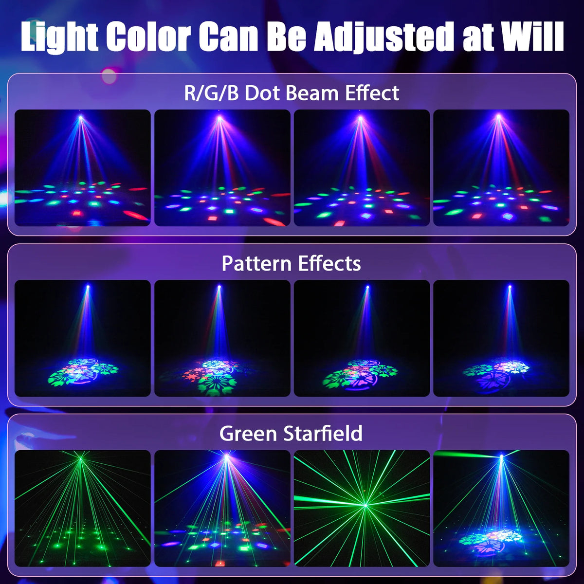 U'King 30W DMX Moving Head Stage Light