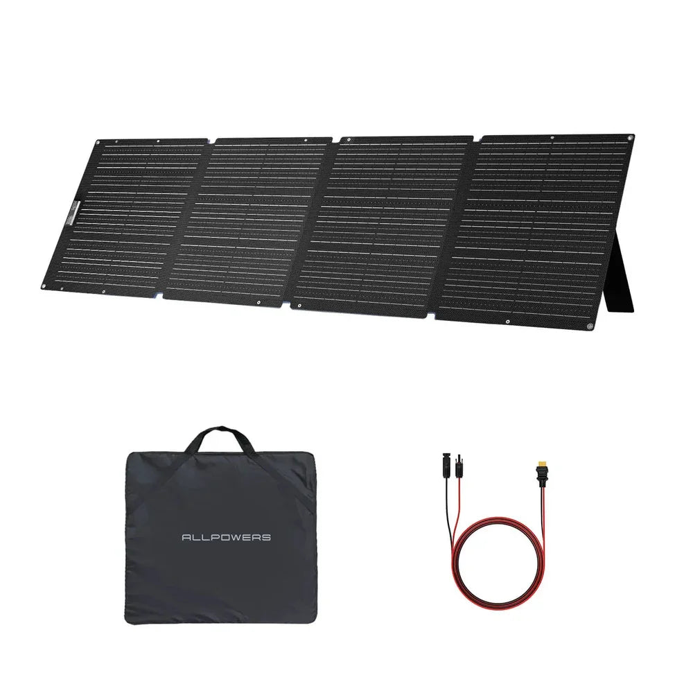 Allowers 200W Foldable Monocrystalline Solar Panel