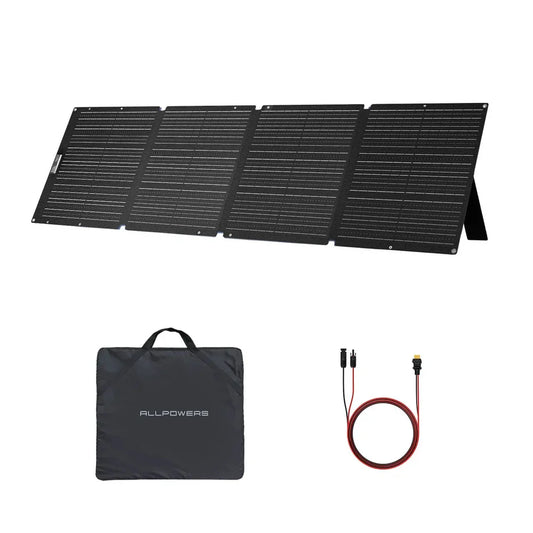 Allowers 200W Foldable Monocrystalline Solar Panel