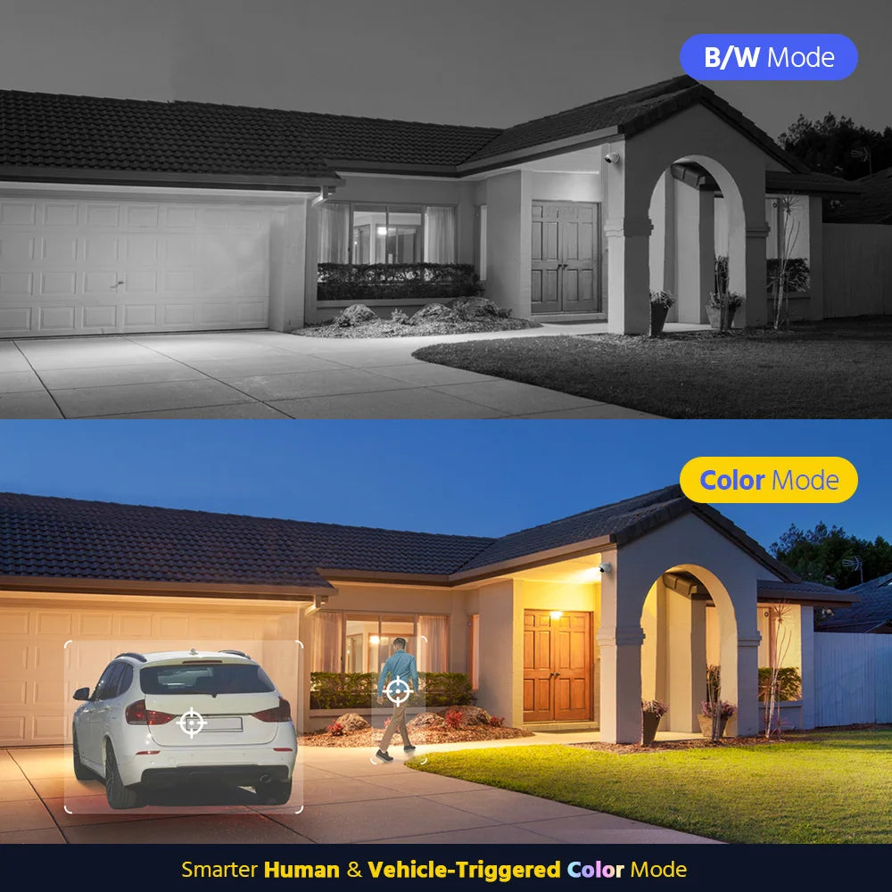ANNKE 8CH 5MP Smart Dual Lights Lite Video Security System CCTV Kit With 3K 4X 5MP Built-in Mic Waterproof Surveillance Cameras