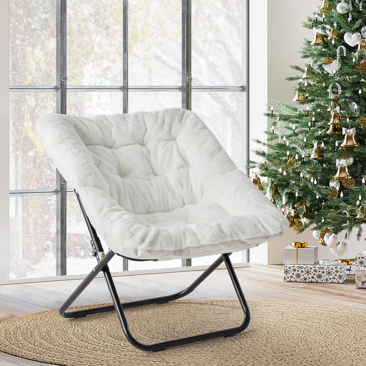 JHK Folding Saucer Chair Metal Frame