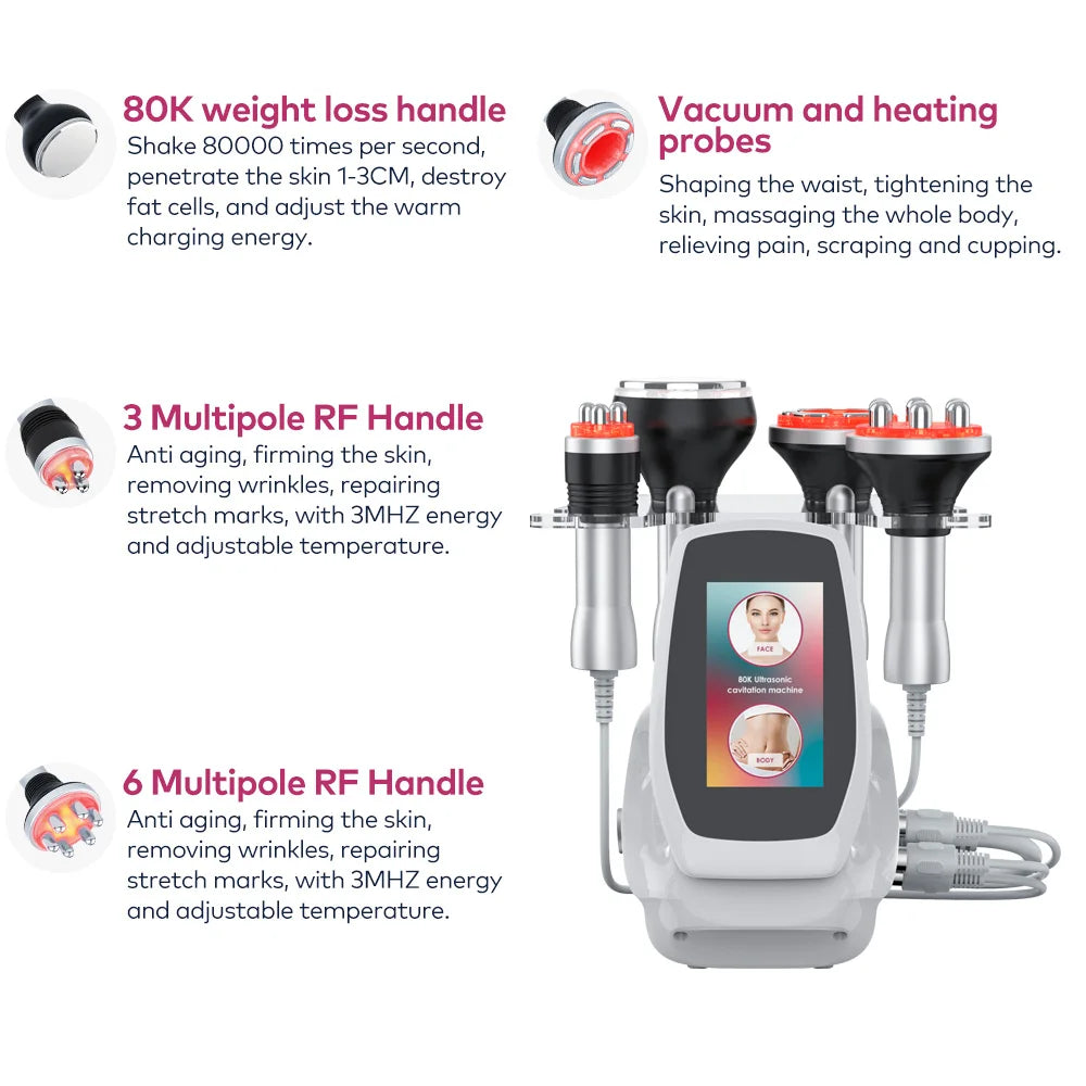 4in1 Cavitation Ultrasonic Body Slimming Device