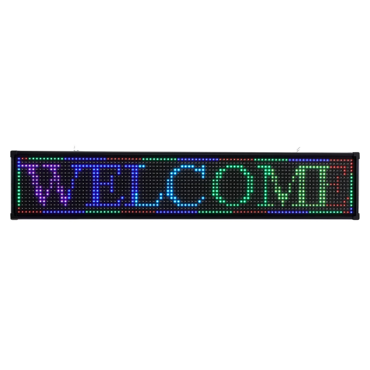 Led Scrolling Sign Board Programmable Digital Advertising Display 7 Color Modes For Commercial Advertising