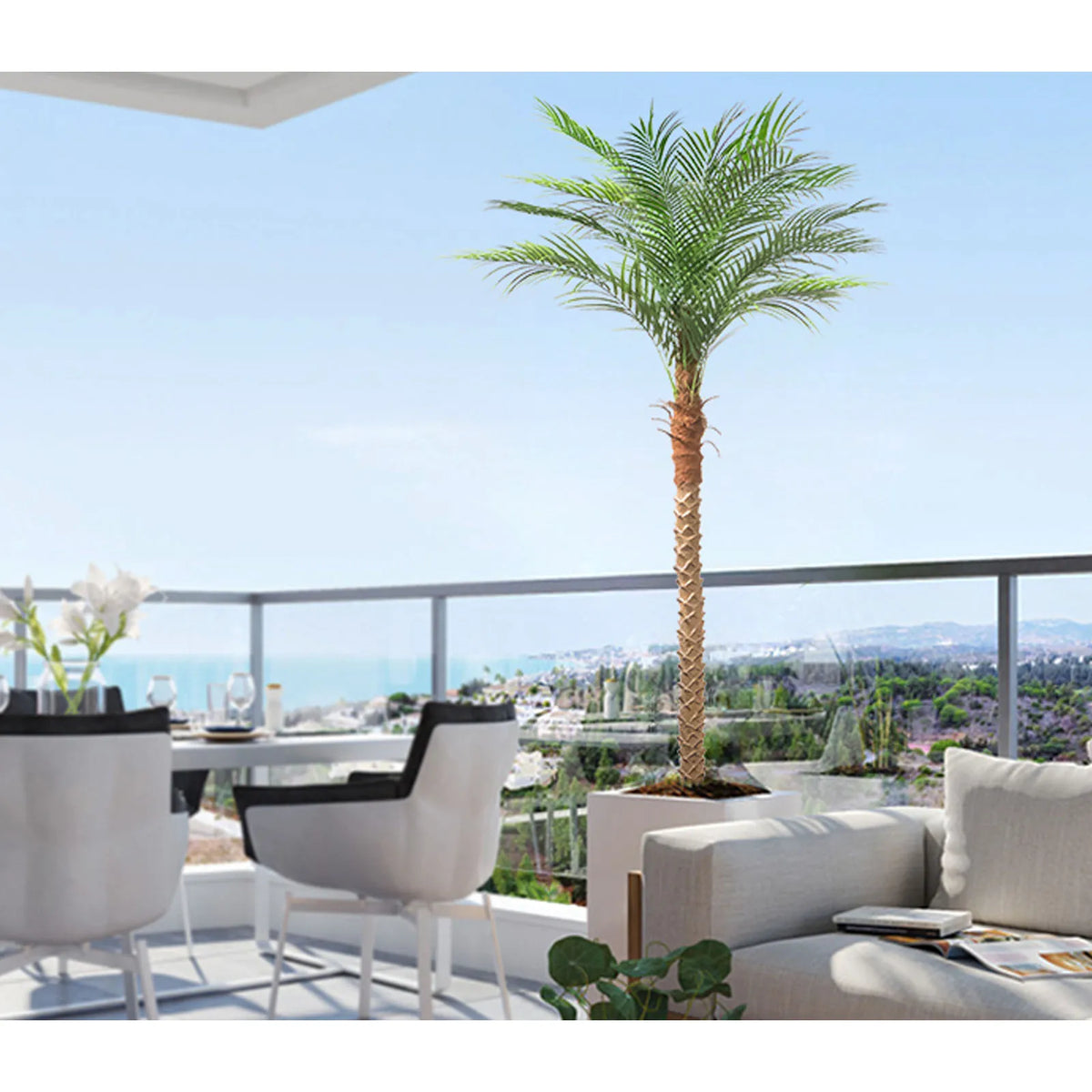 Olitree Indoor Outdoor Artificial Palm Tree