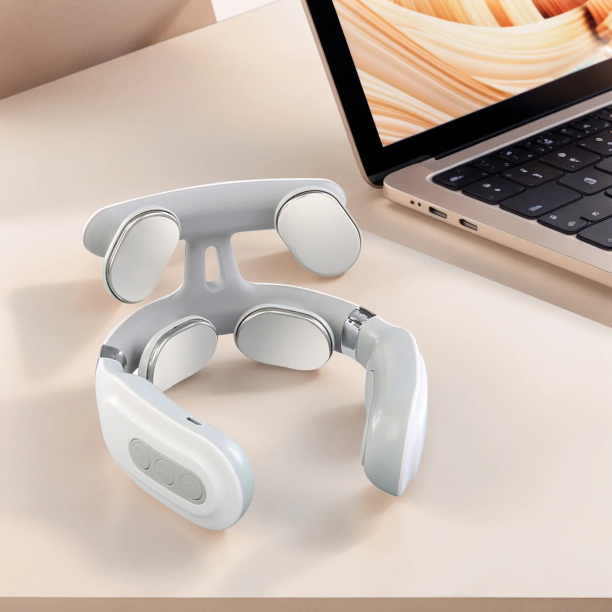 4 Head Pulse Neck Massager With USB Rechargeable