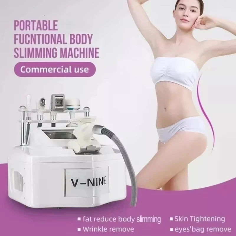 New Products V-NINE V9 V10 Professional Cavitation Machine Slimming Machine Vacuum Roller Vela Body Slim Shape Machine