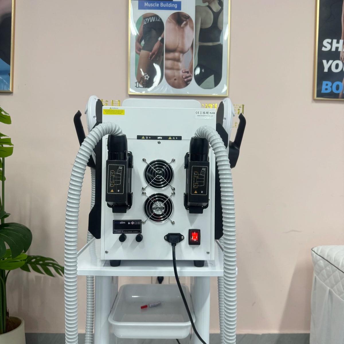 MYOslime EMS Body Sculpting Machine for Slim Muscle Weight Loss Butt Build Body Care Salon Nova Slimming Fitness Equipment