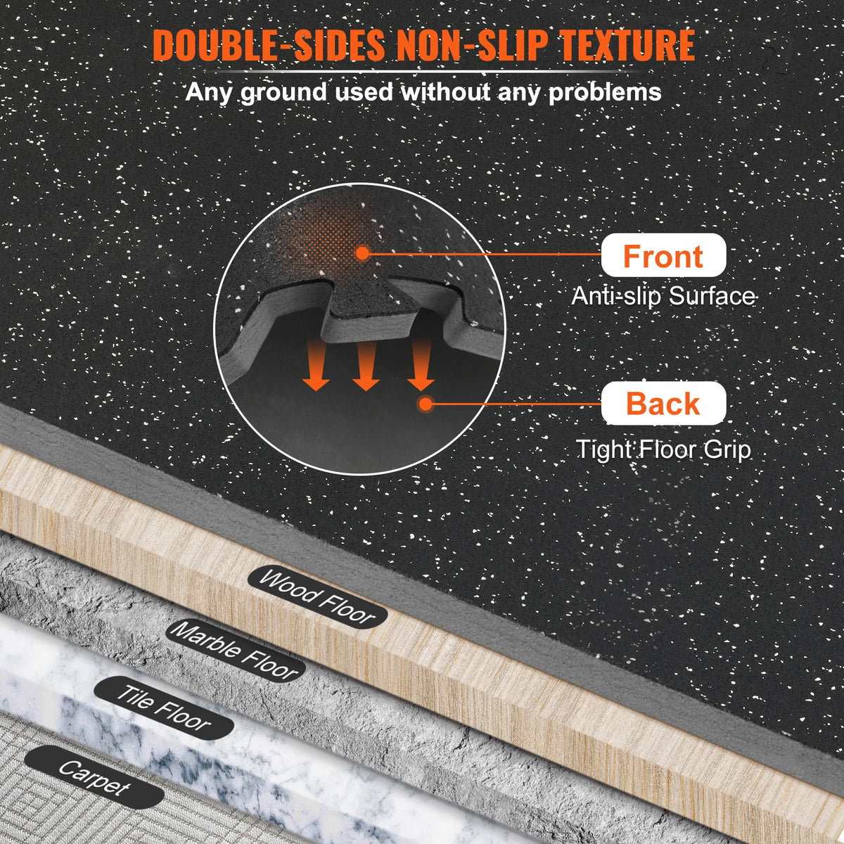 SucceBuy Interlocking Gym Floor Exercise Mats