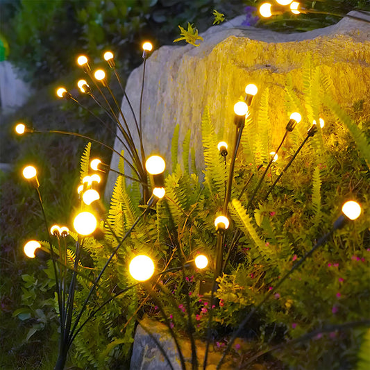 Solar Firefly Garden Lights Waterproof Outdoor Flexible