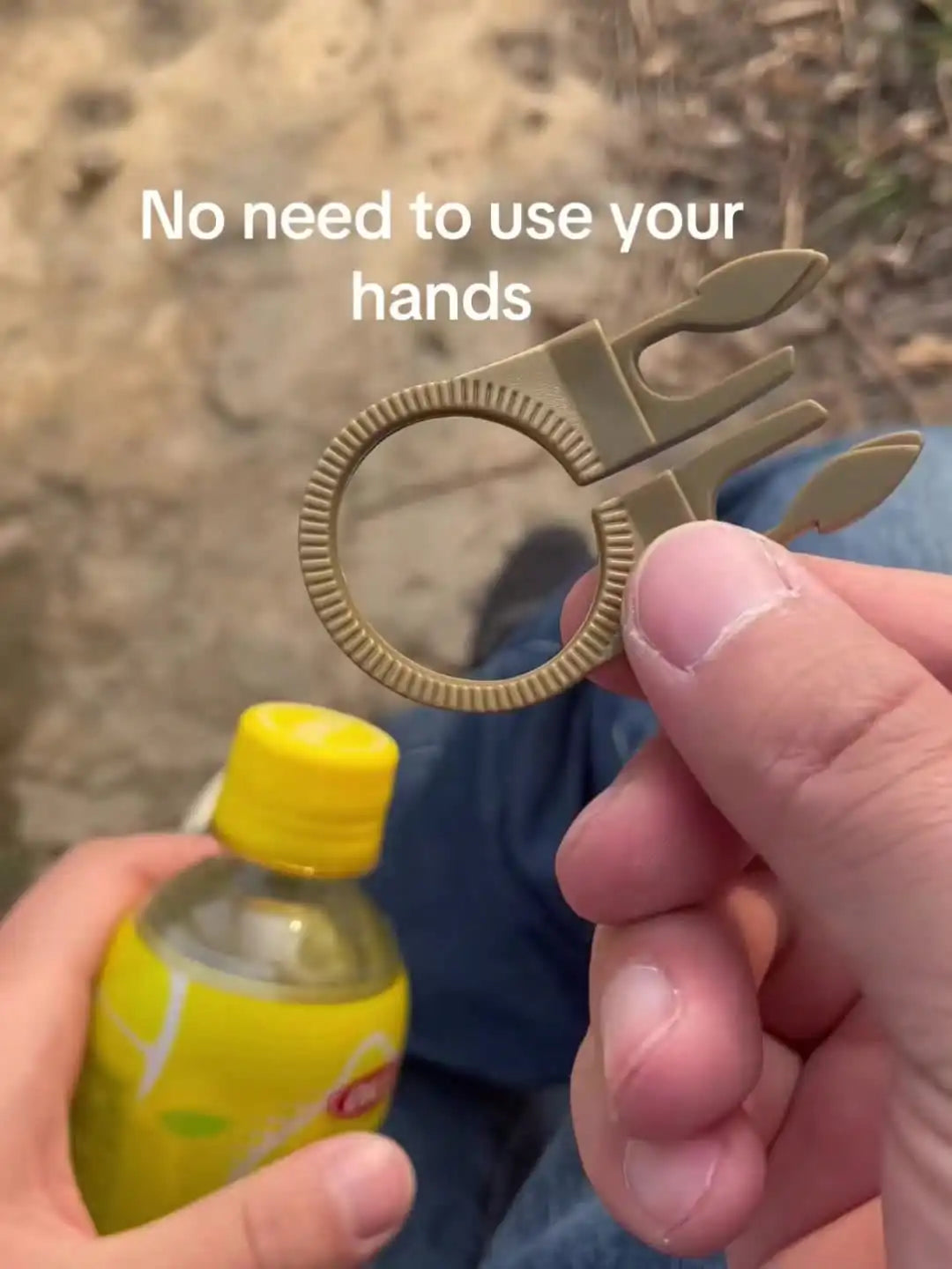 Outdoor Nylon Water Bottle Carabiner Clips For Hiking