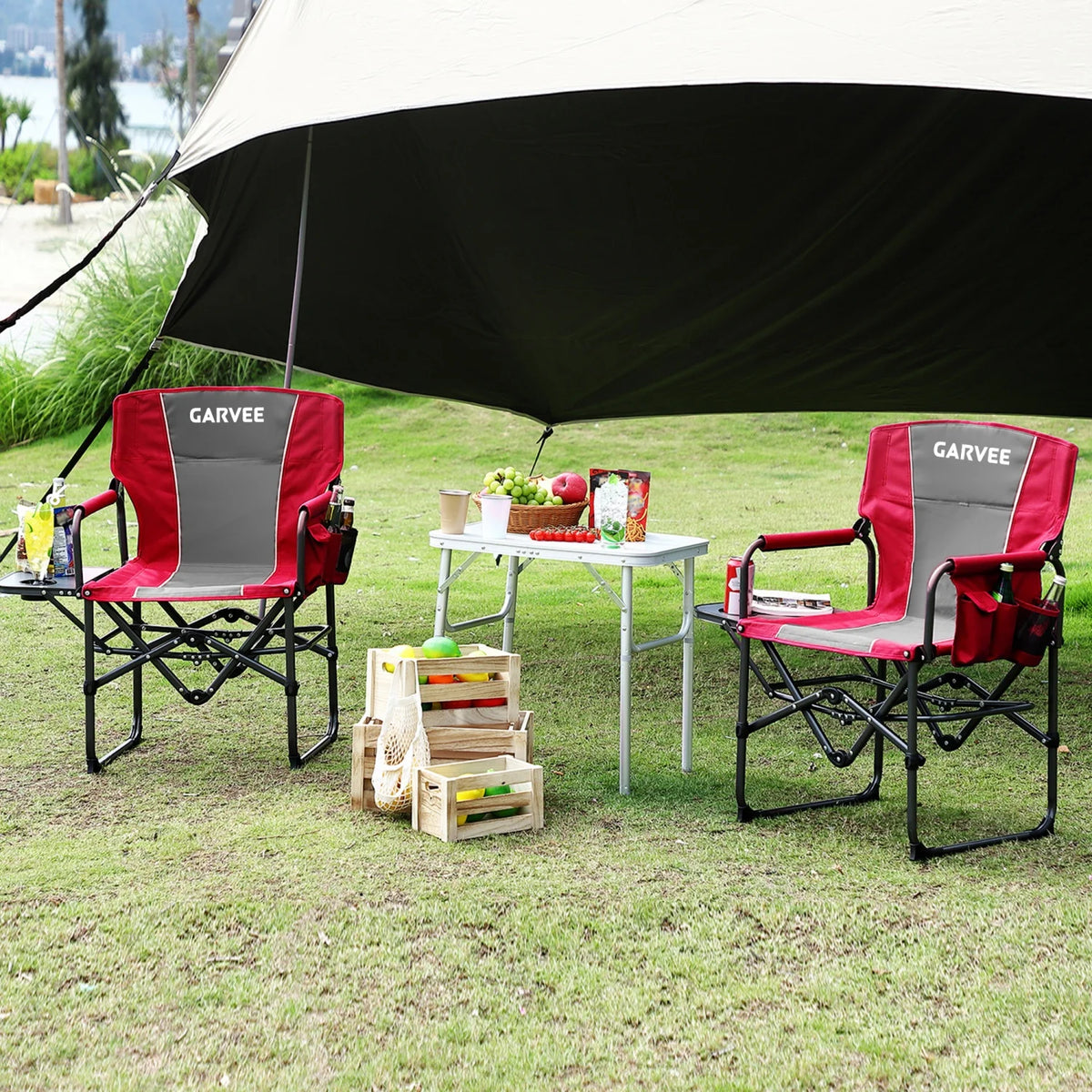 HiMISS Heavy Duty Folding Director Camping Chair