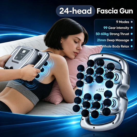 Foreverlily 24 Head Fascia Massage Gun