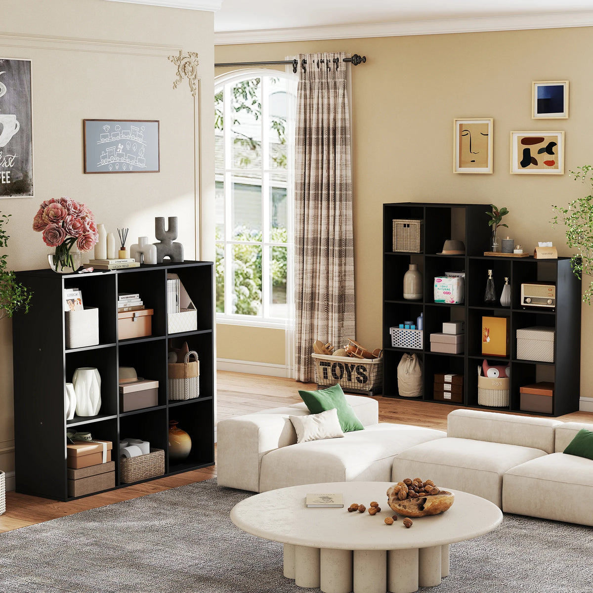 Jhk Modern Wooden Storage Bookcase For Office
