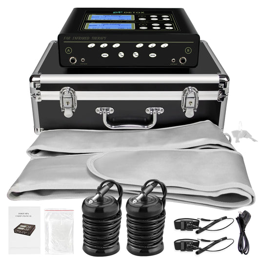 Dual Ionic Infrared Heating Waist Detox Massager