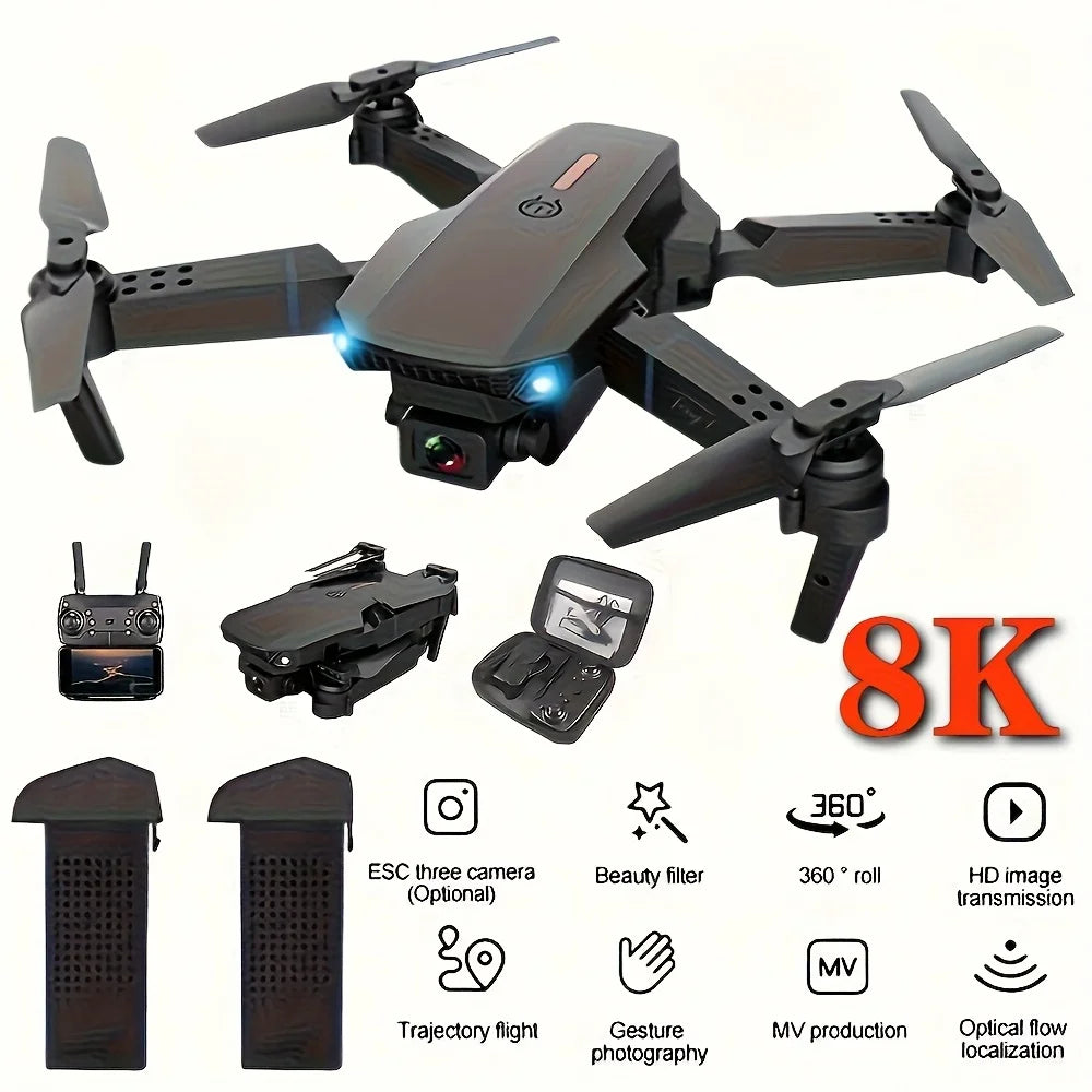Evanovm Foldable Drone Featuring Dual 8K Cameras