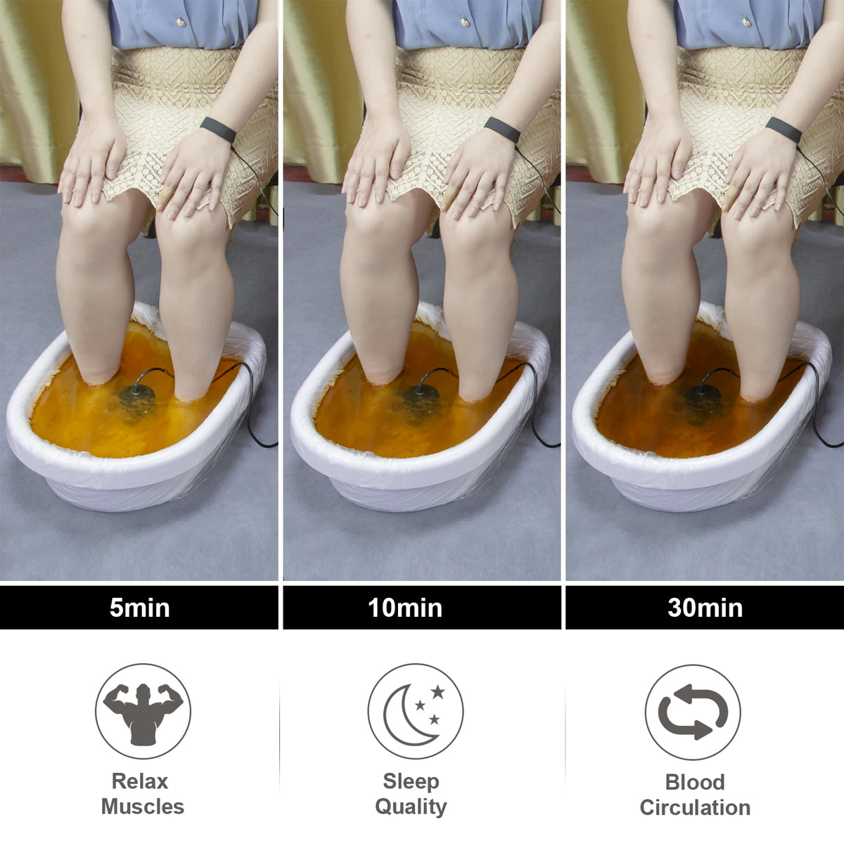 Dual Ionic Infrared Heating Waist Detox Massager