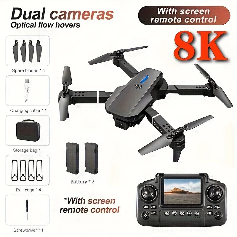 Evanovm Foldable Drone Featuring Dual 8K Cameras