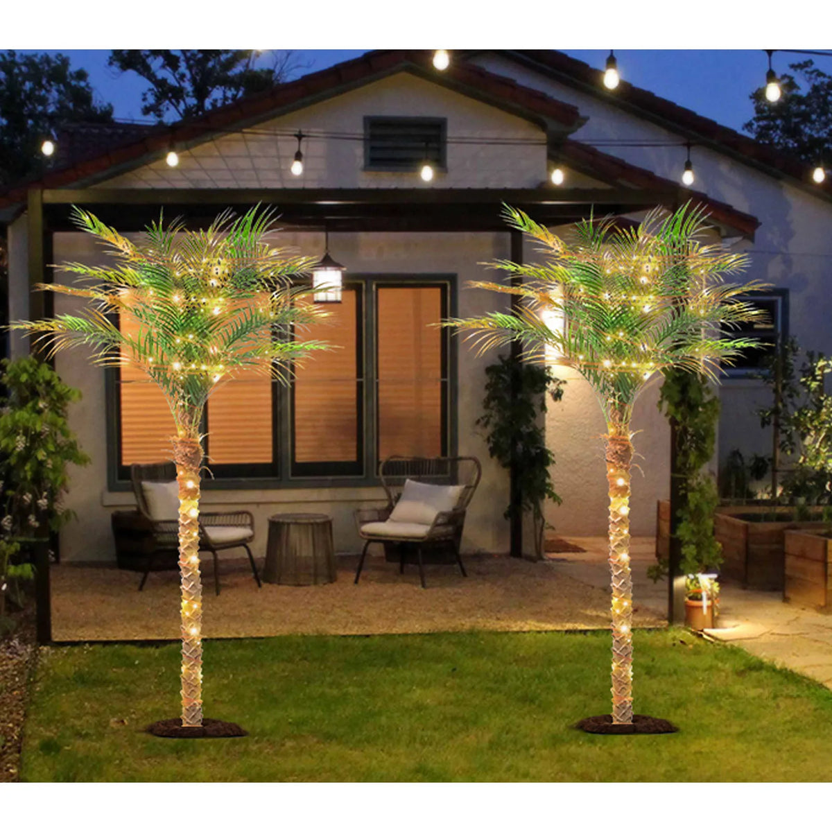 Olitree Indoor Outdoor Artificial Palm Tree